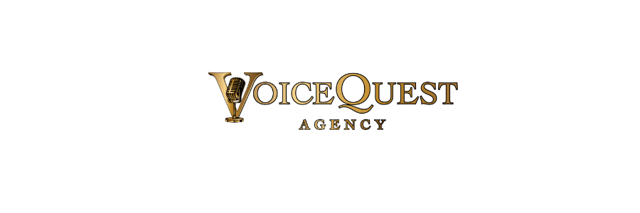 The logo for voicequest agency is on a white background