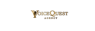 The logo for voicequest agency is on a white background