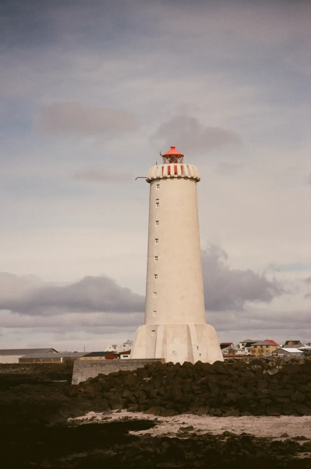 Akranes lighthouse on film