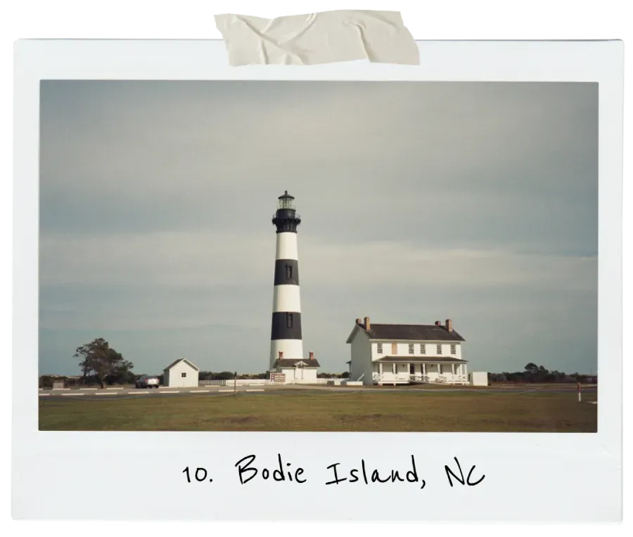 Bodie Island, NC lighthouse on film