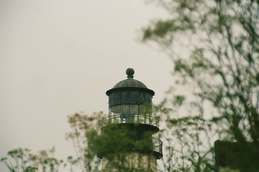 Cape Disappointment lighthouse on film