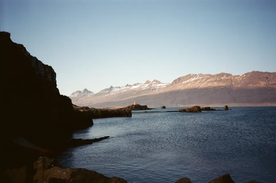 Djupivogur Lighthouse on film