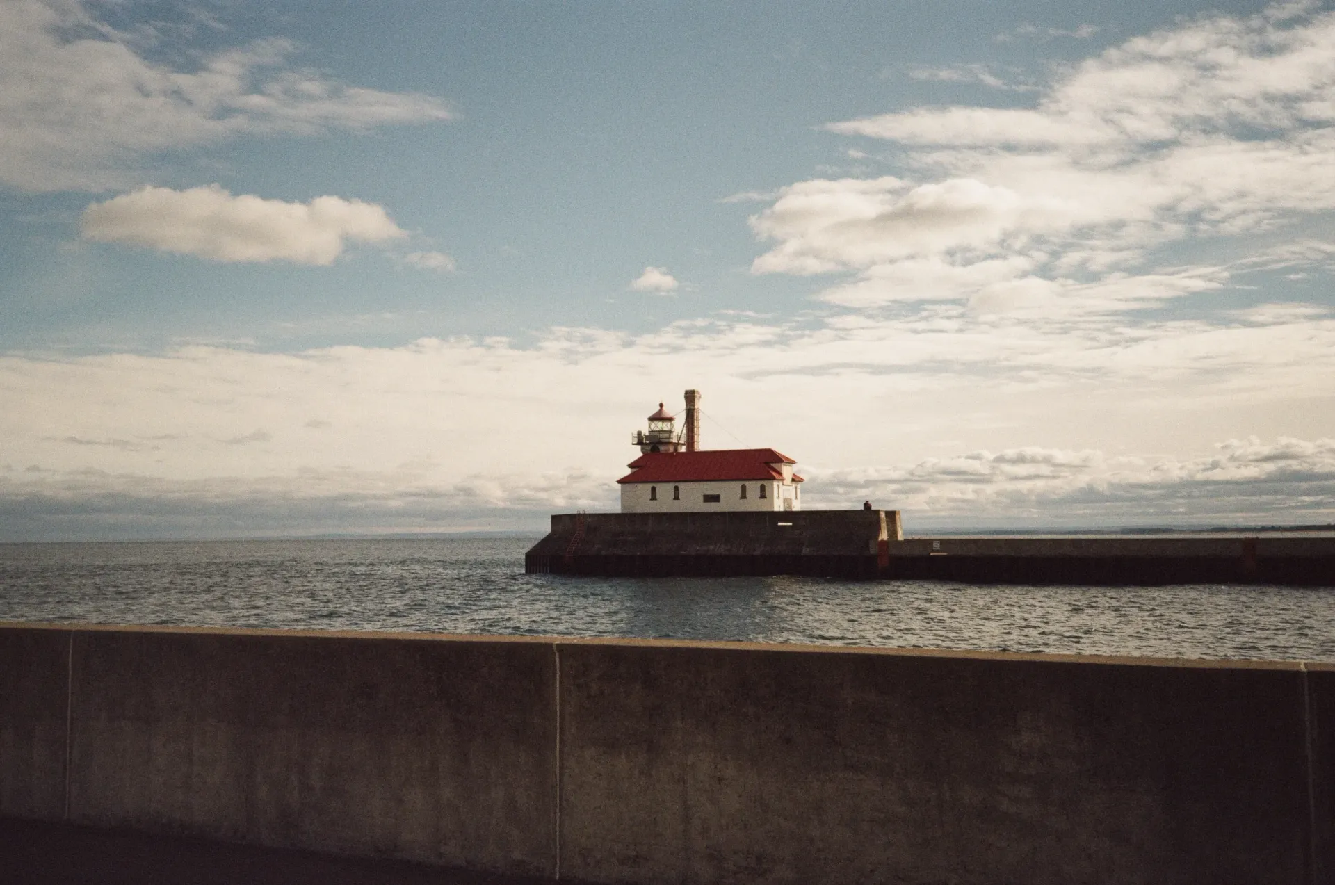 A film photograph of the Point Cabrillo lighthouse in California