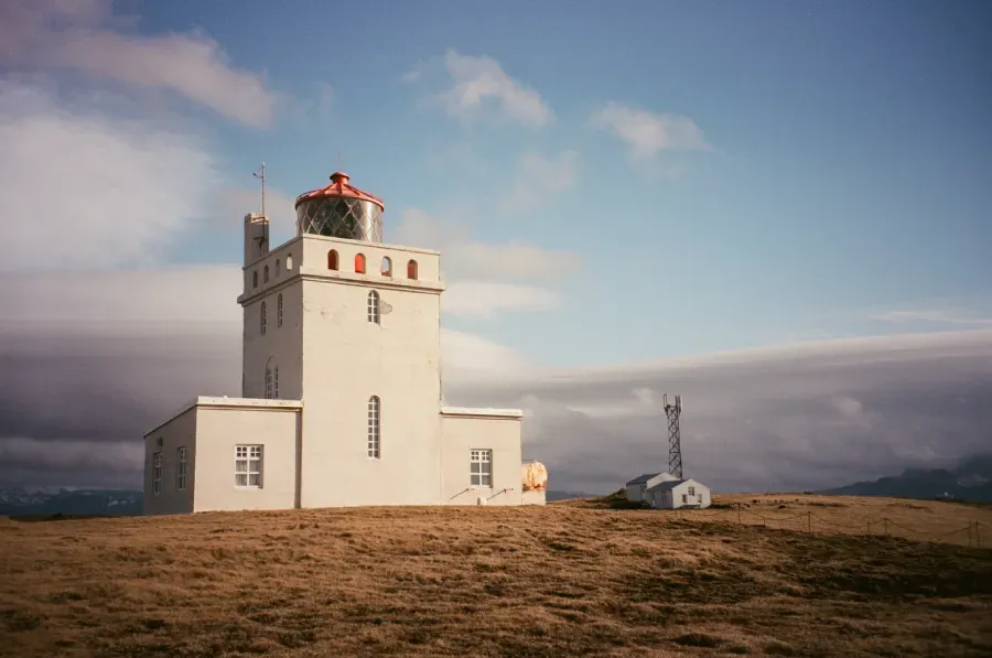 Husavik Lighthouse on film
