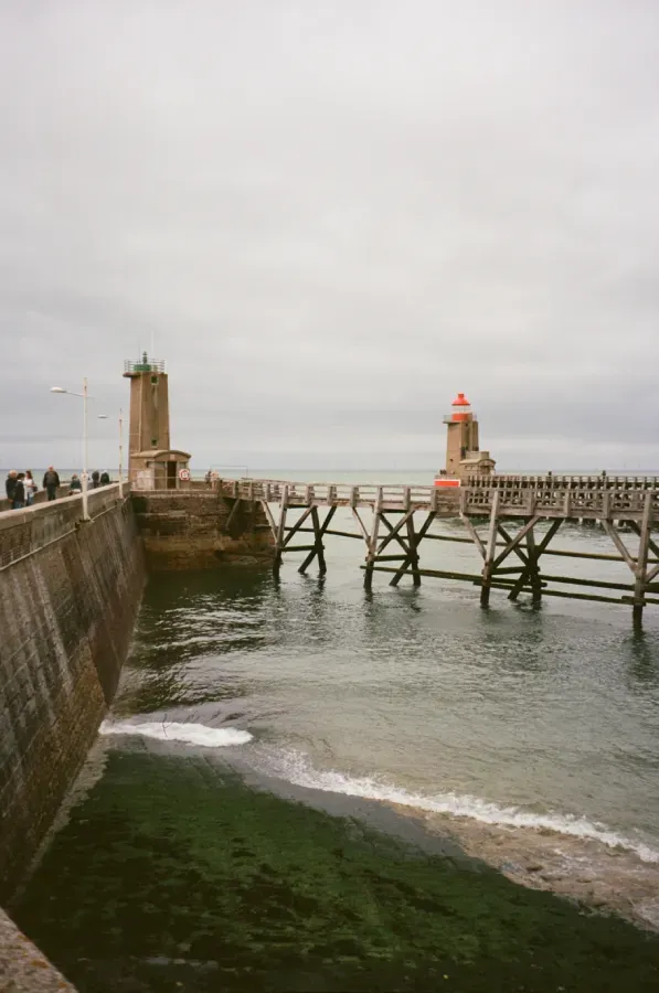 Fecamp Lighthouse with twin
