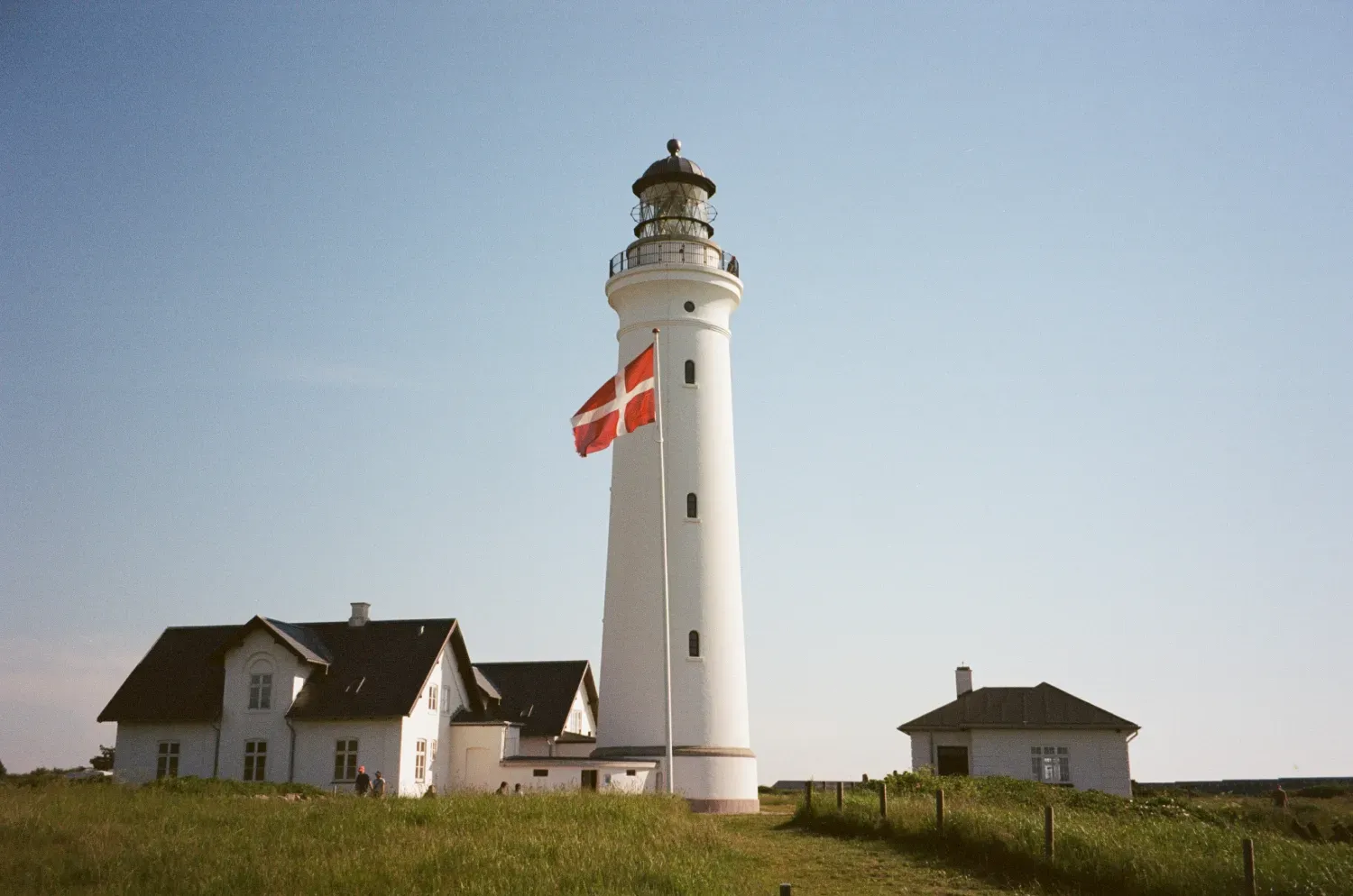 Denmark's Hirtshals Lighthouse portrait on film