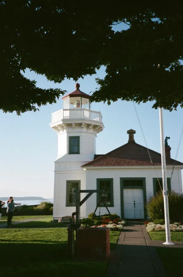 Mukilteo lighthouse film photograph