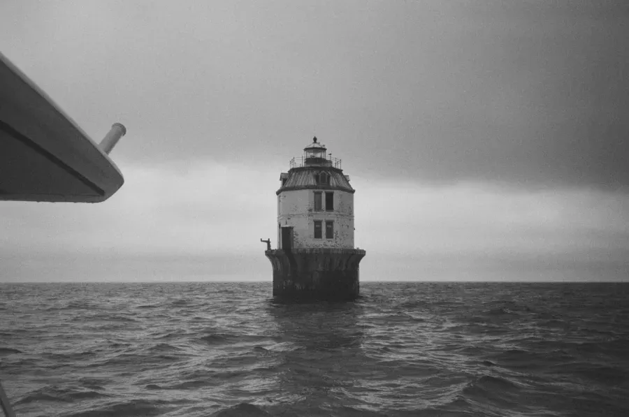 Point No Point on film in black and white