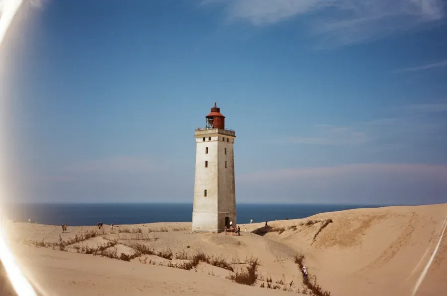 Denmark's Rubjerg Knude Lighthouse on film