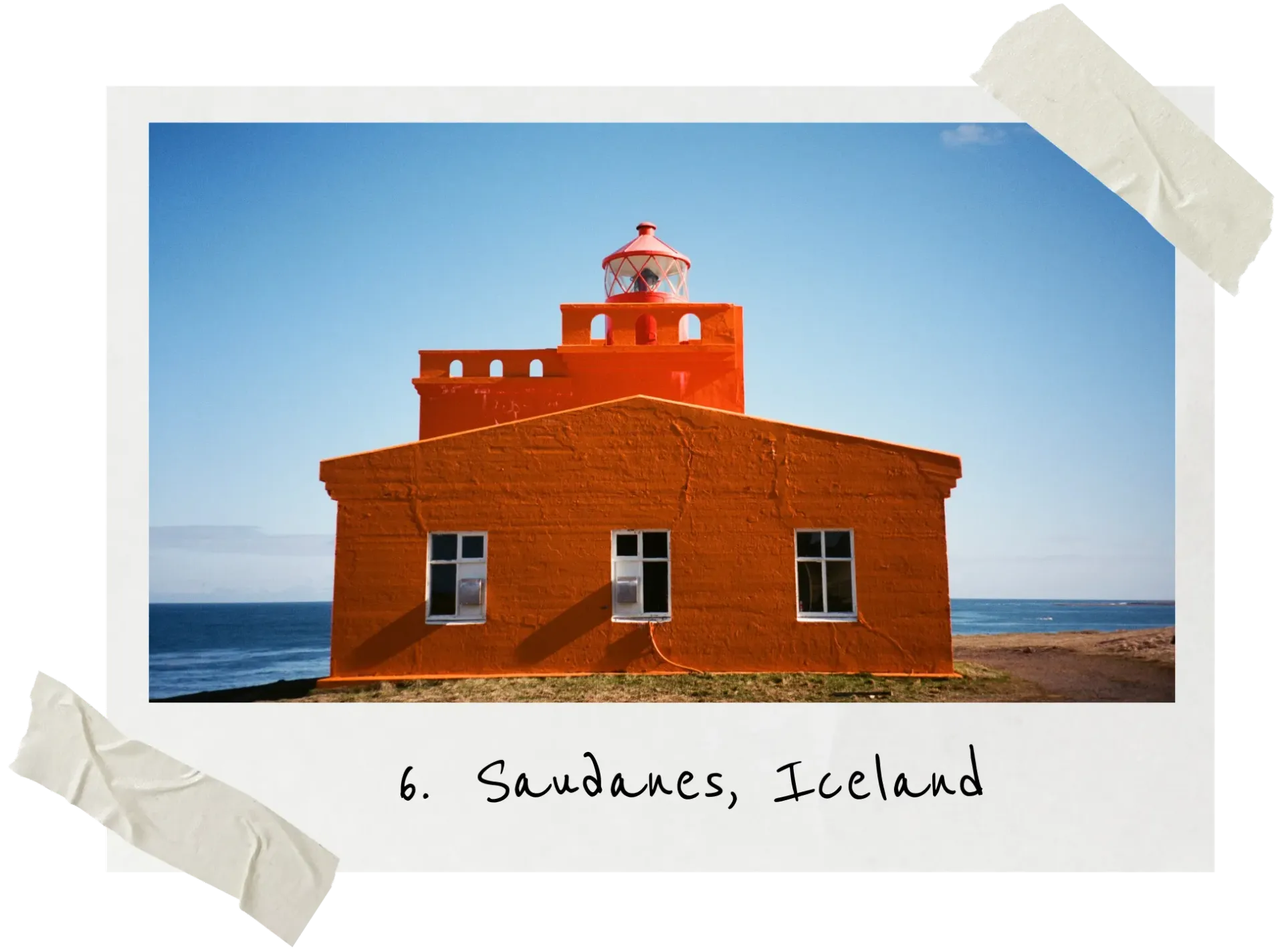 Sau∂anes, Iceland lighthouse on film