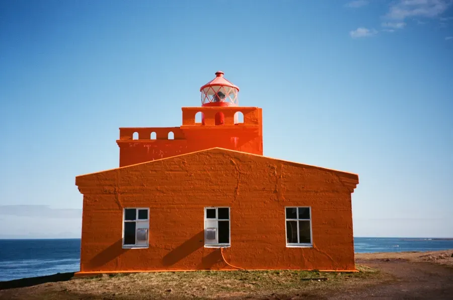 Saudanes Lighthouse on film