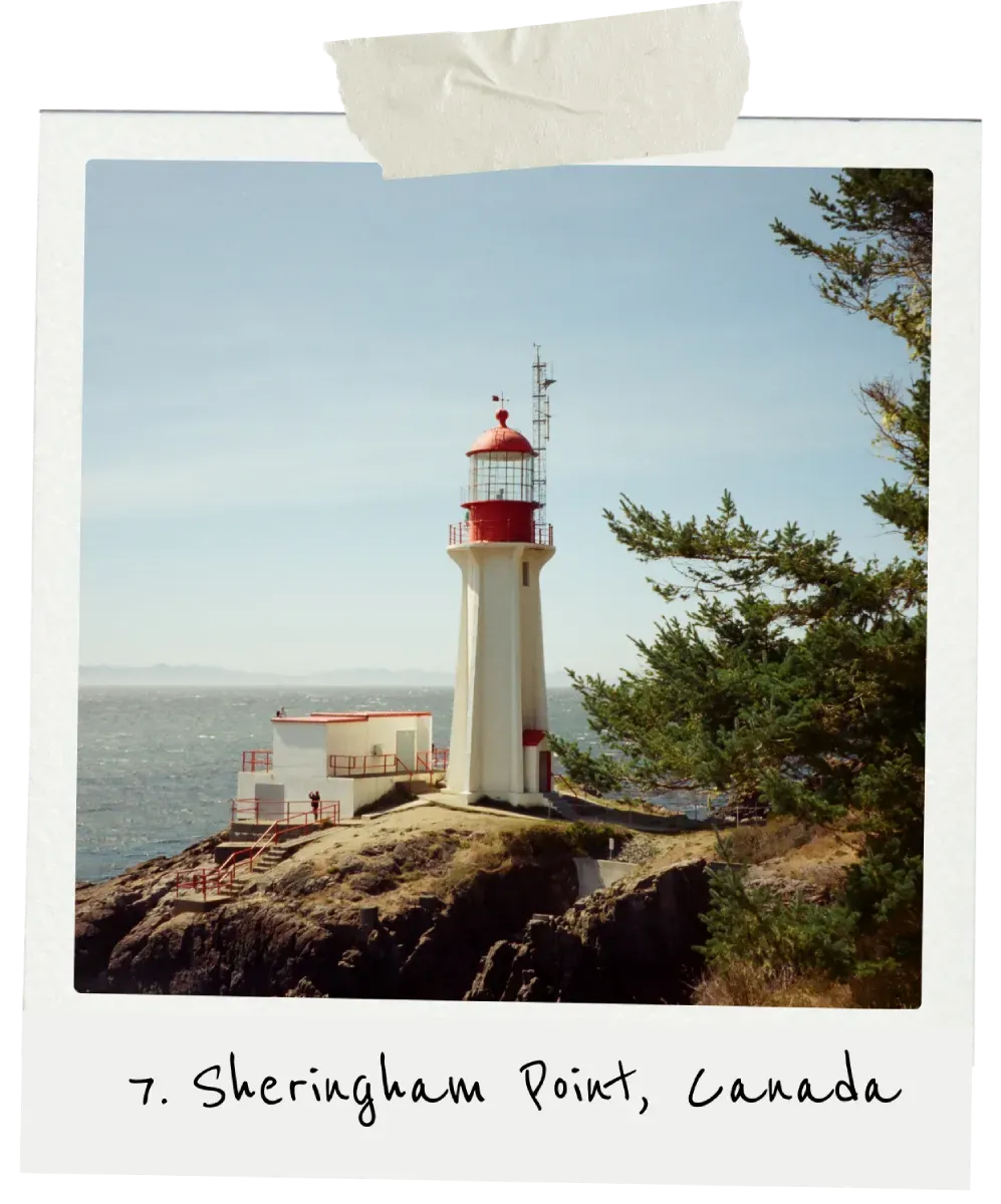Sheringham Point, Canada lighthouse photo on film