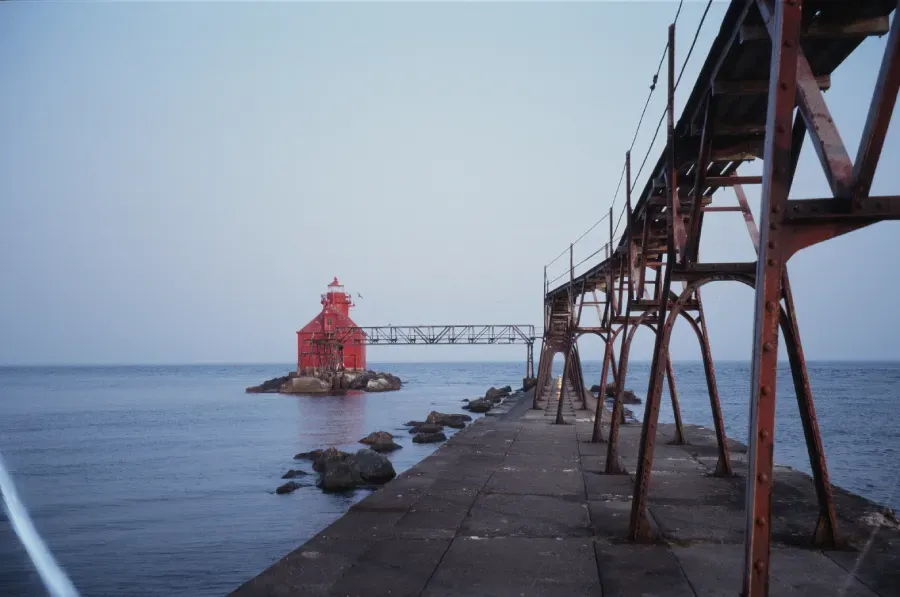 Sturgeon Bay Ship Canal on film