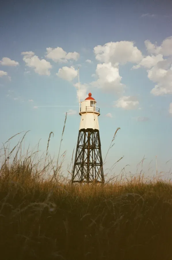 Vuurtorneiland Lighthouse on a sunny day