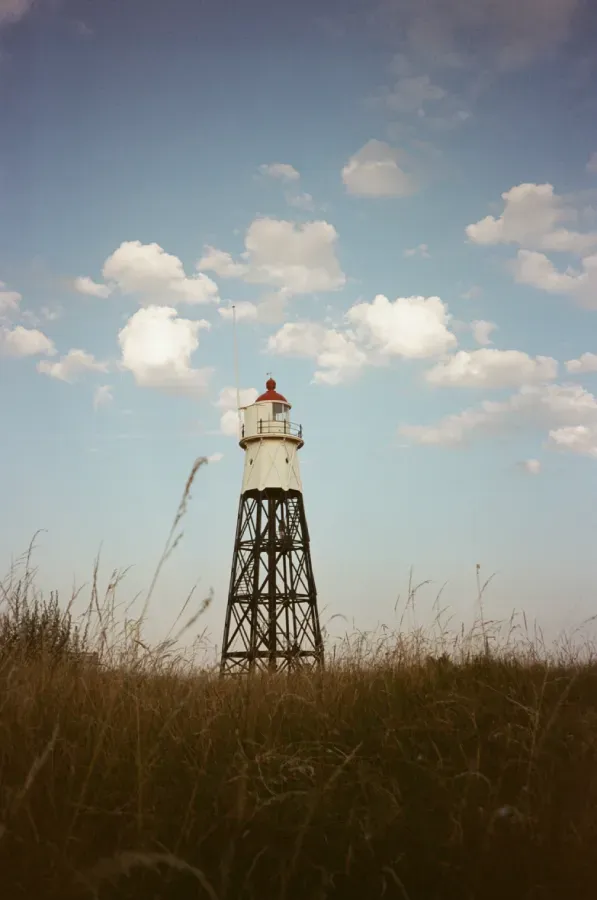 Vuurtorneiland Lighthouse on a sunny day