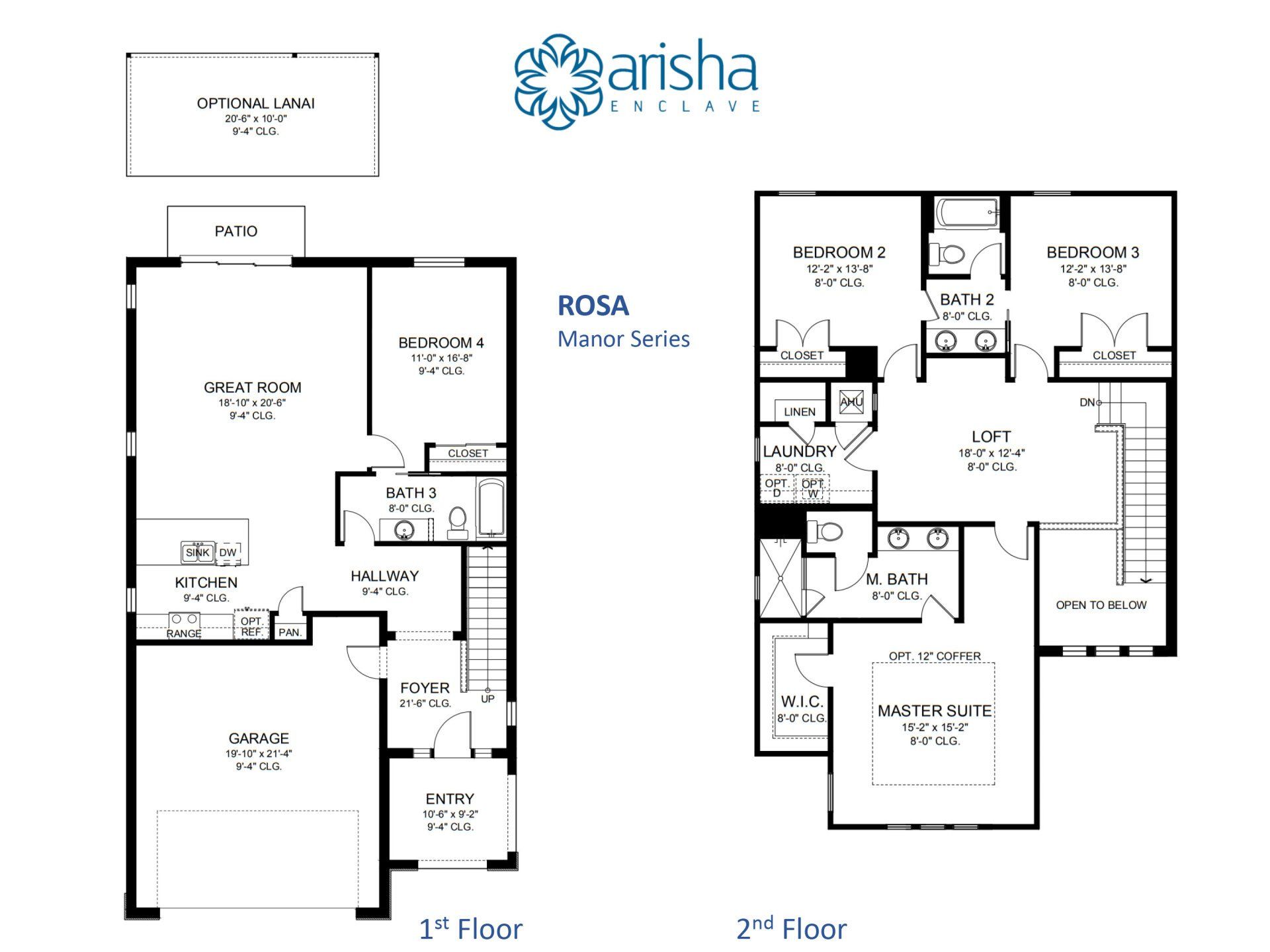 Arisha Enclave detailed architectural floorplan showing living space configuration.