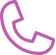 Ein lila Telefonsymbol auf weißem Hintergrund.