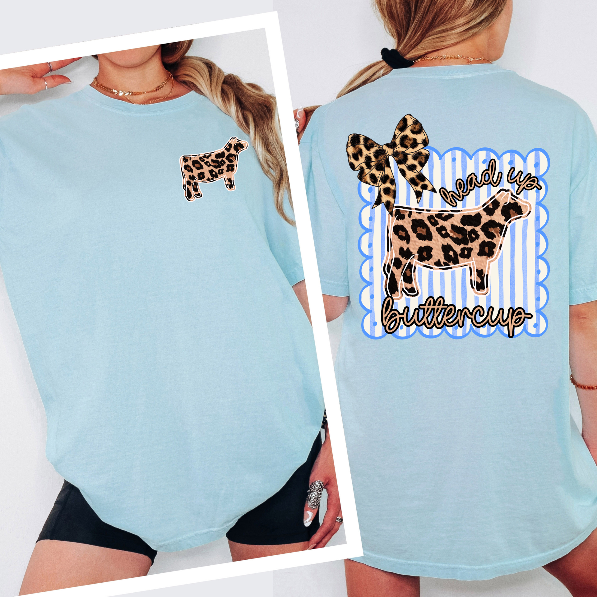 The Cheetah Cow Tee