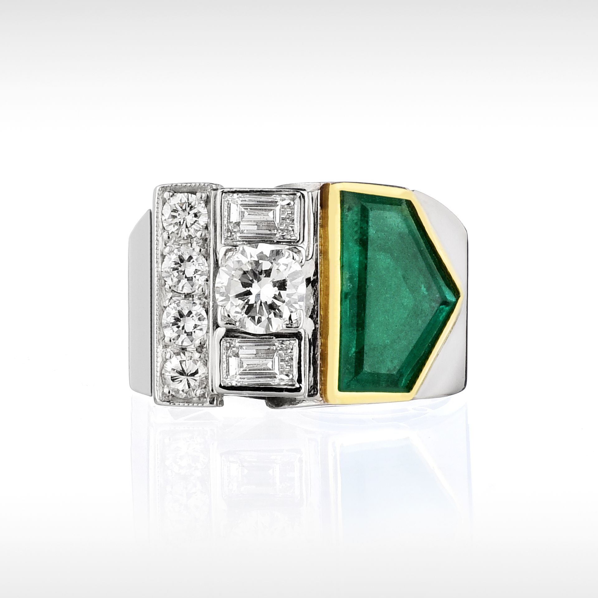 anello con diamante