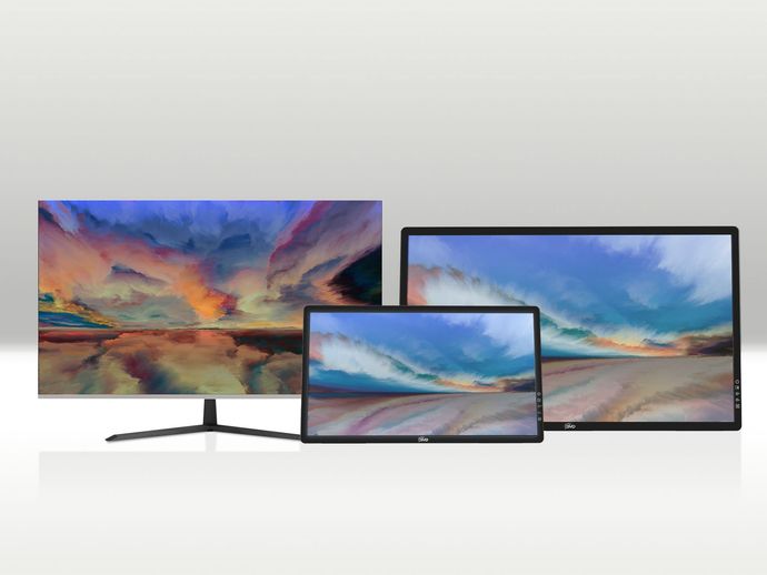 The rE Monitor Family featuring color RLCD technology