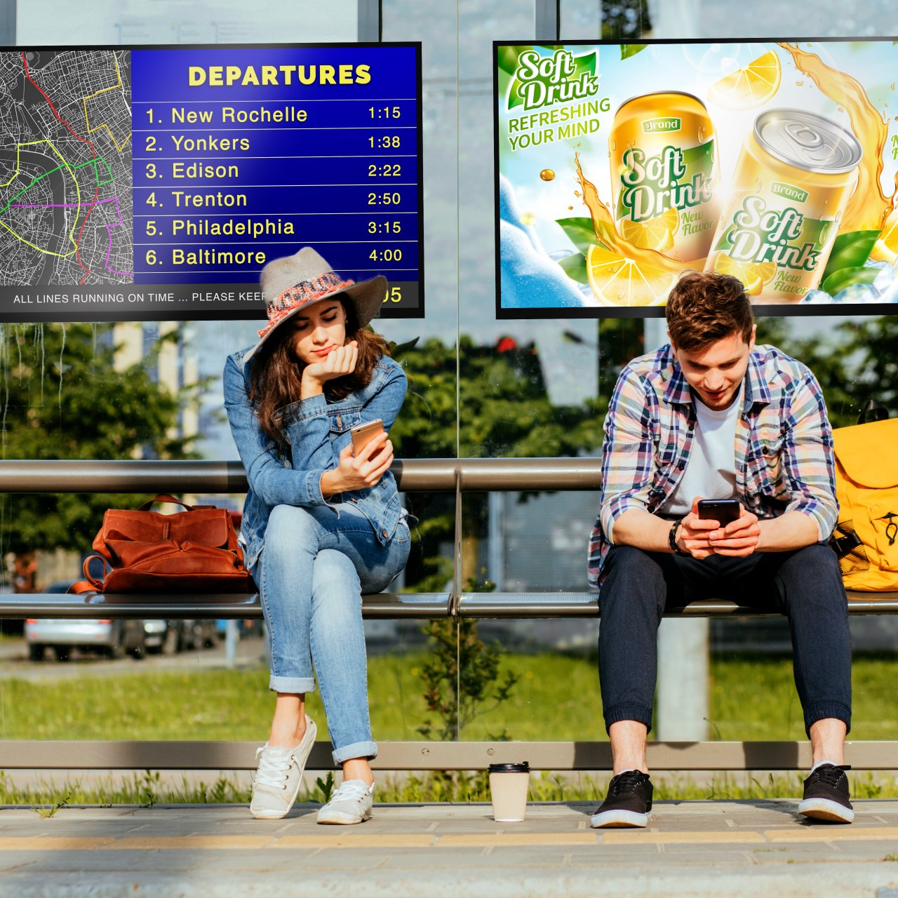 digital signs improve smart cities