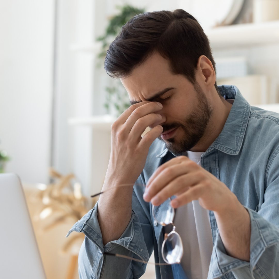 suffering Computer Vision Syndrome (CVS)