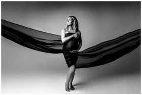 Newborn baby during a newborn photoshoot in dublin Ireland