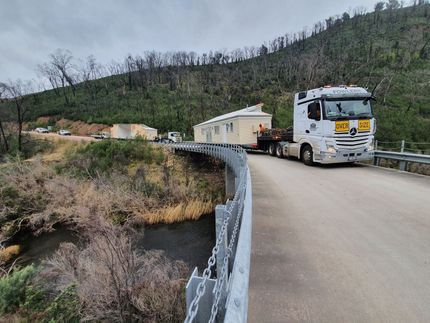 green house on moving truck