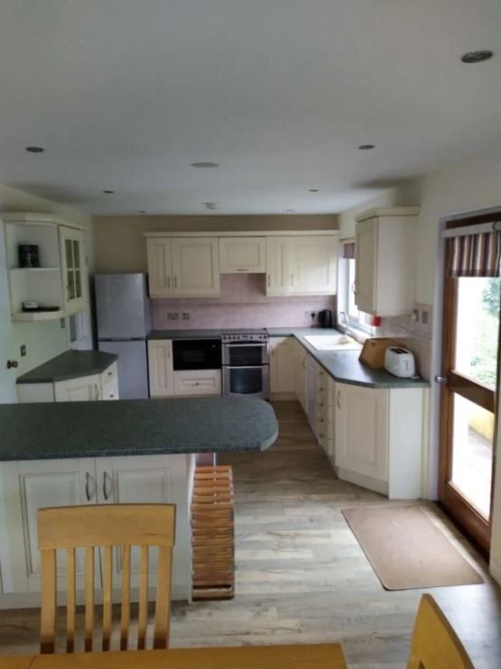 painted kitchen