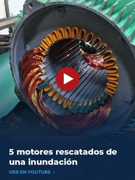 Video: 5 motores y tablero con variadores rescatados de una inundación - ACFERBO