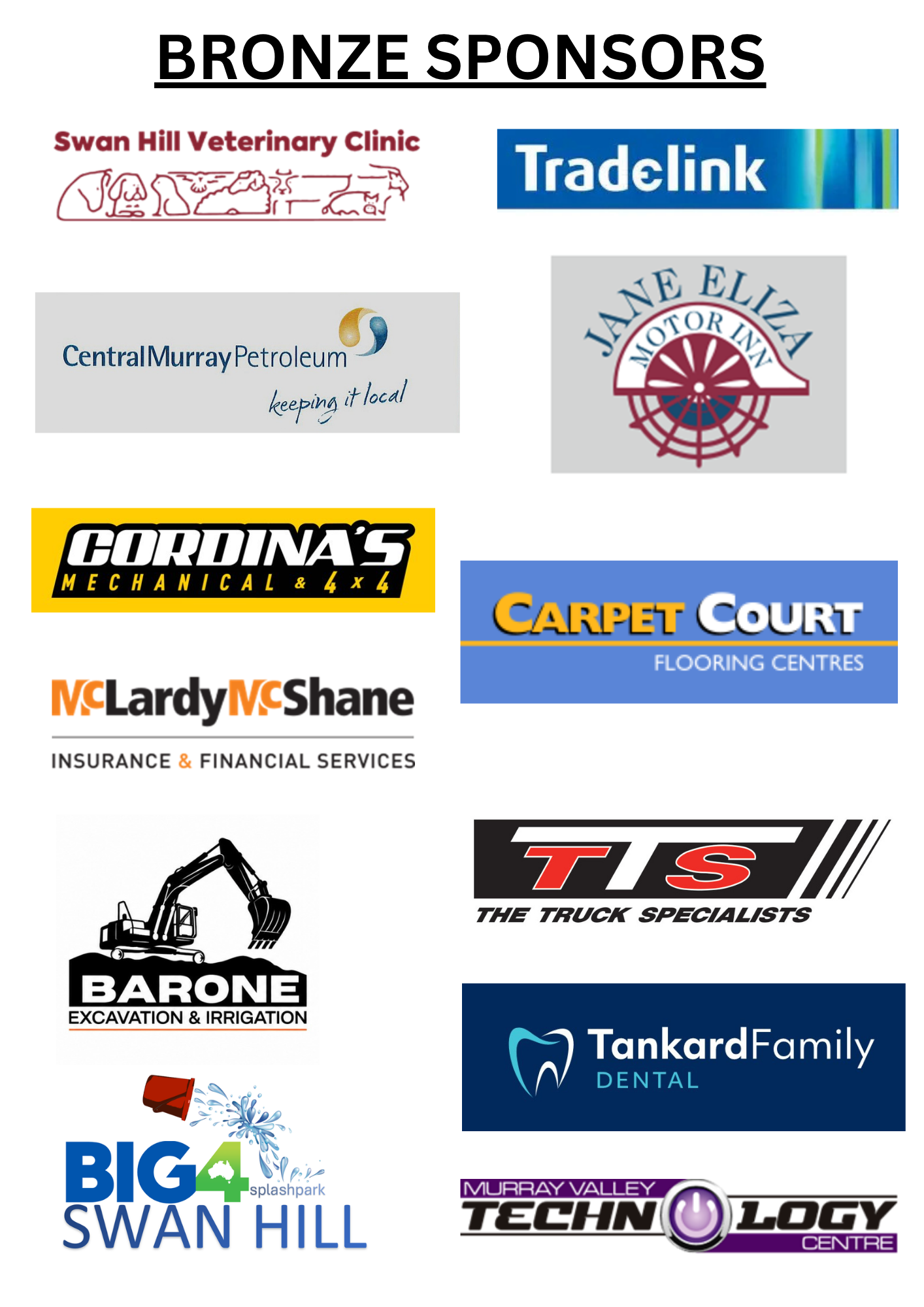 BRONZE SPONSORS