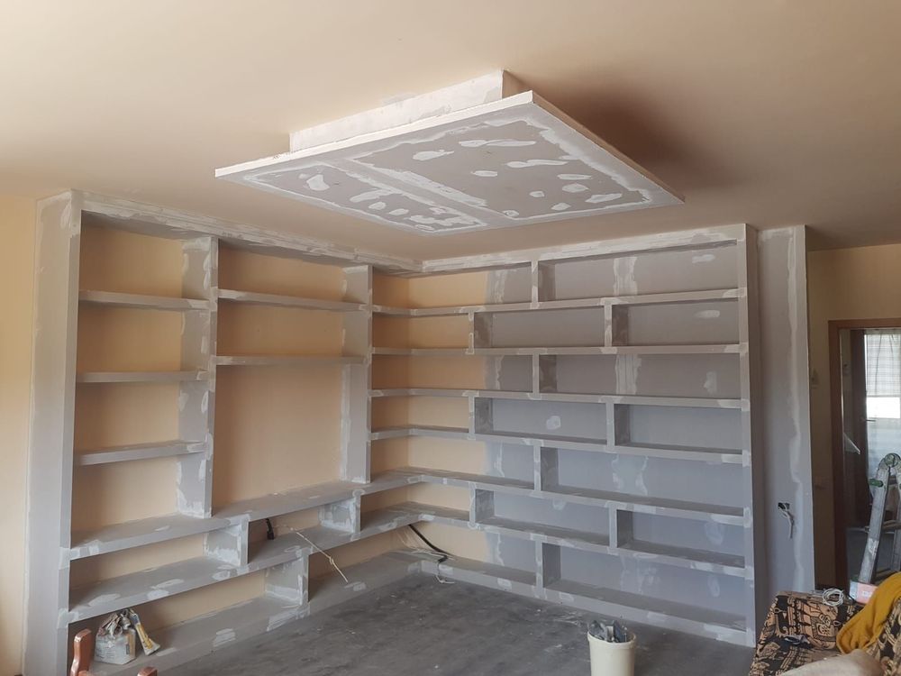 cartongesso libreria