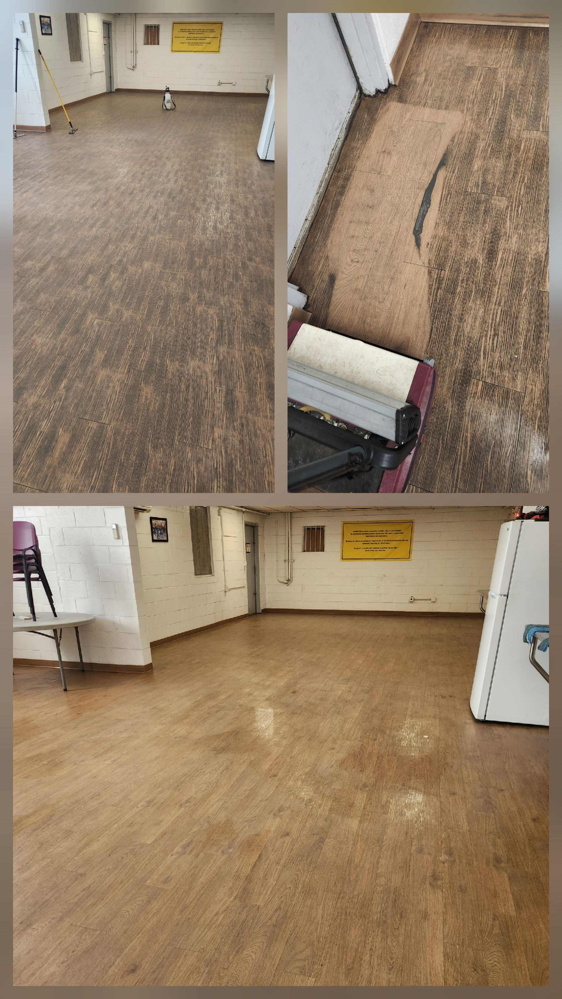 LVT floor cleaning in Wilmington, DE