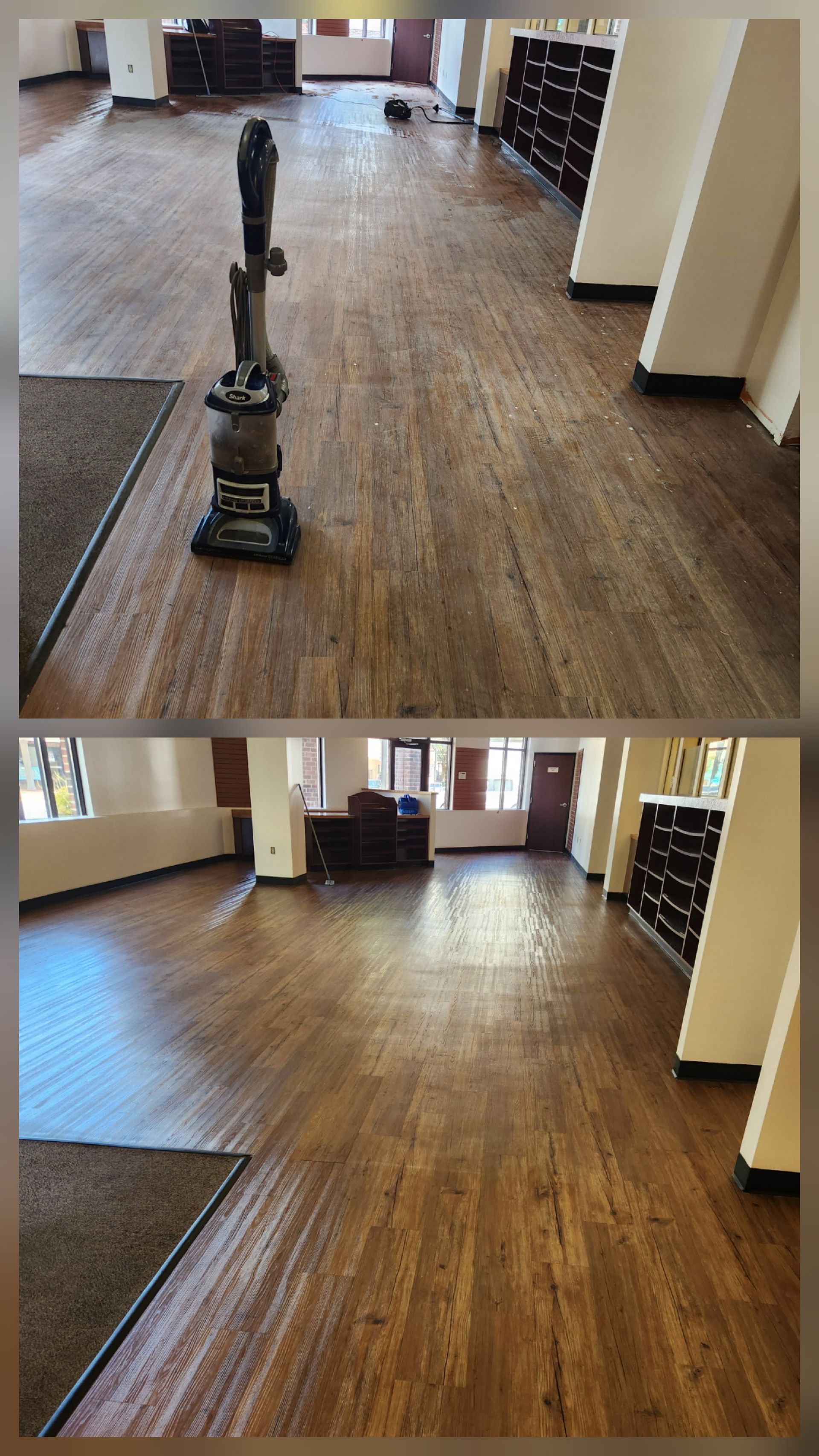 LVT floor cleaning in Dover, DE