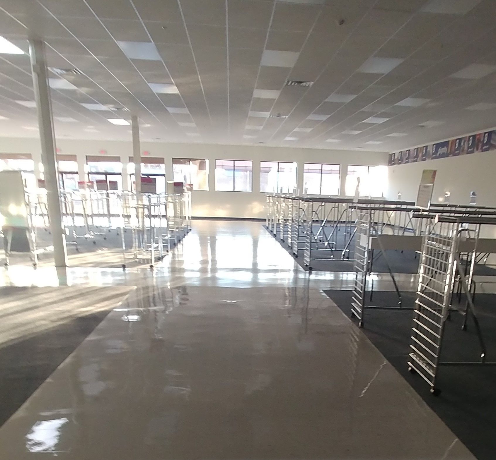 VCT strip and wax commercial floor restoration Delaware Maryland