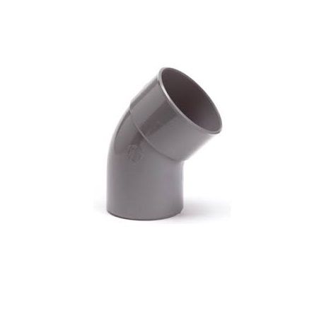 PVC Bocht 75 mm 45° 1xL