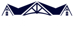 Logo for Lakeside Lighting Co., blue background with white text, image of a house with lights.