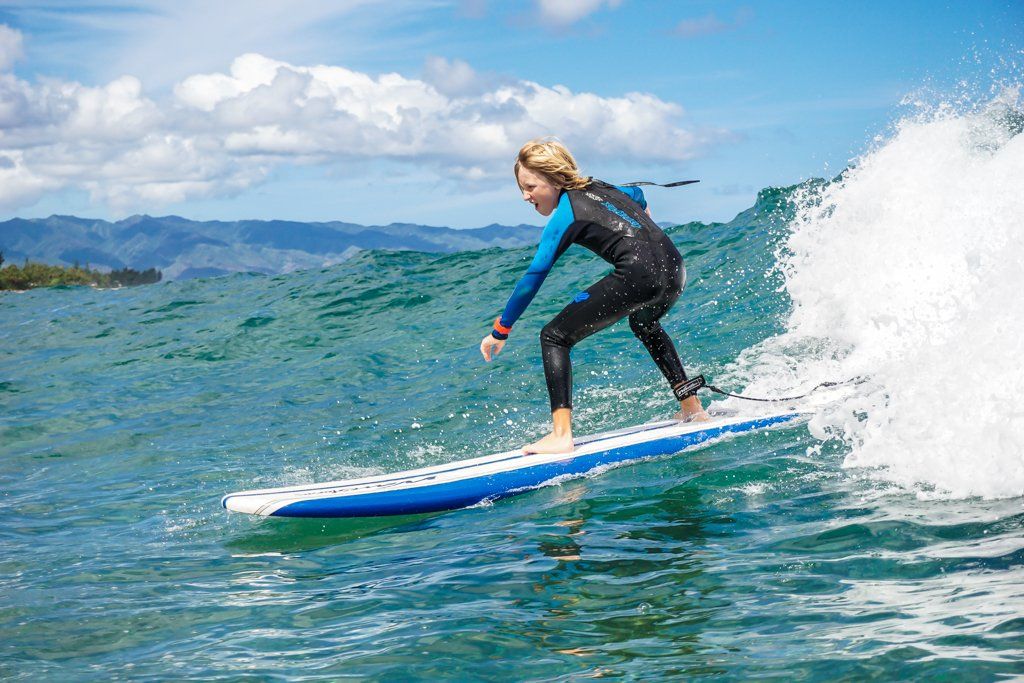 north shore fun learn to surf