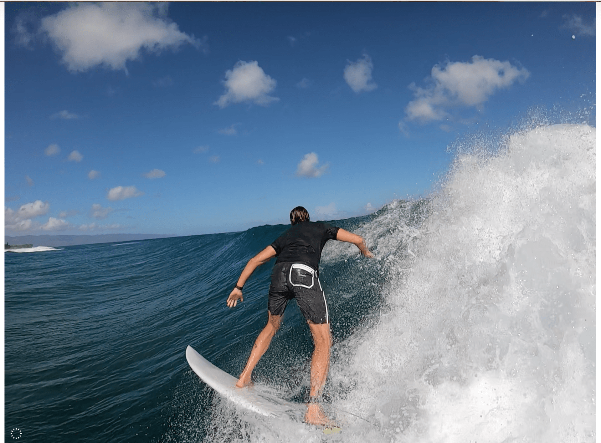 surfing north shore