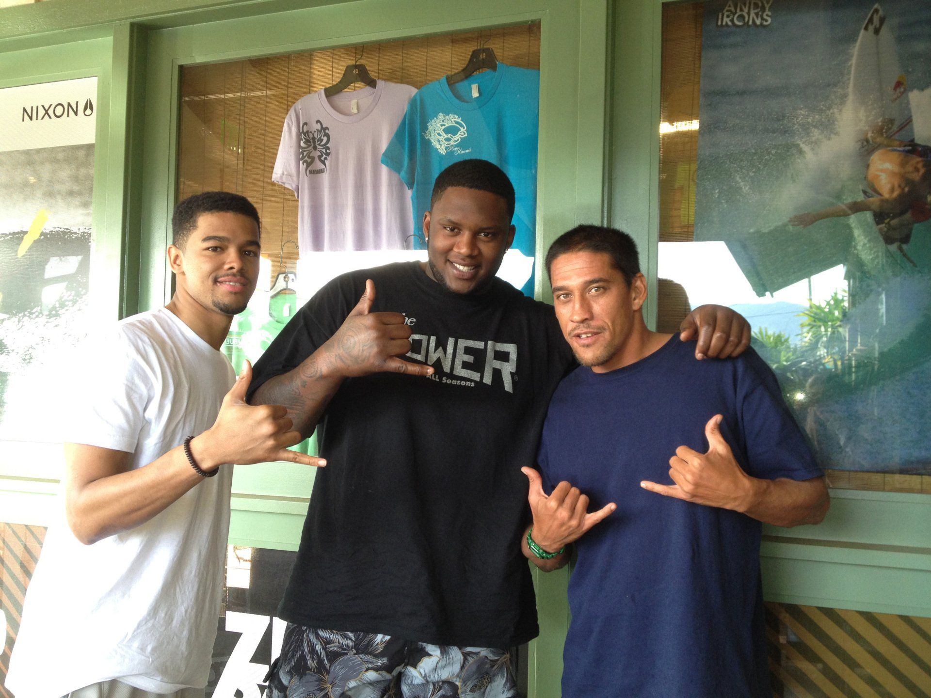 pro footballers live surf lesson san Fransisco 49