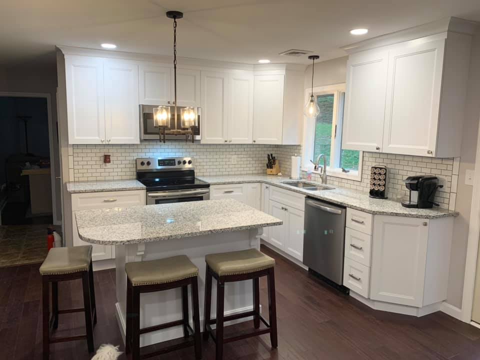 Kitchen Renovation Bethlehem. A photo of a kitchen remodel.