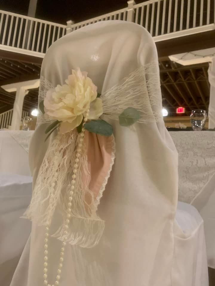 Chairs Decorated for Reception