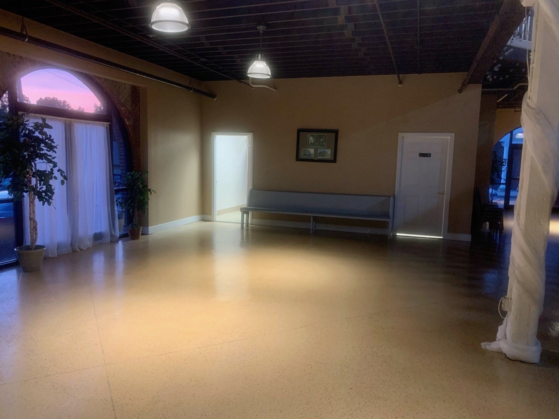 Atrium Decorated Dance Floor