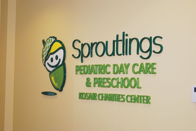 Painted Formed Plastic Letters