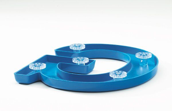 Formed plastic letters