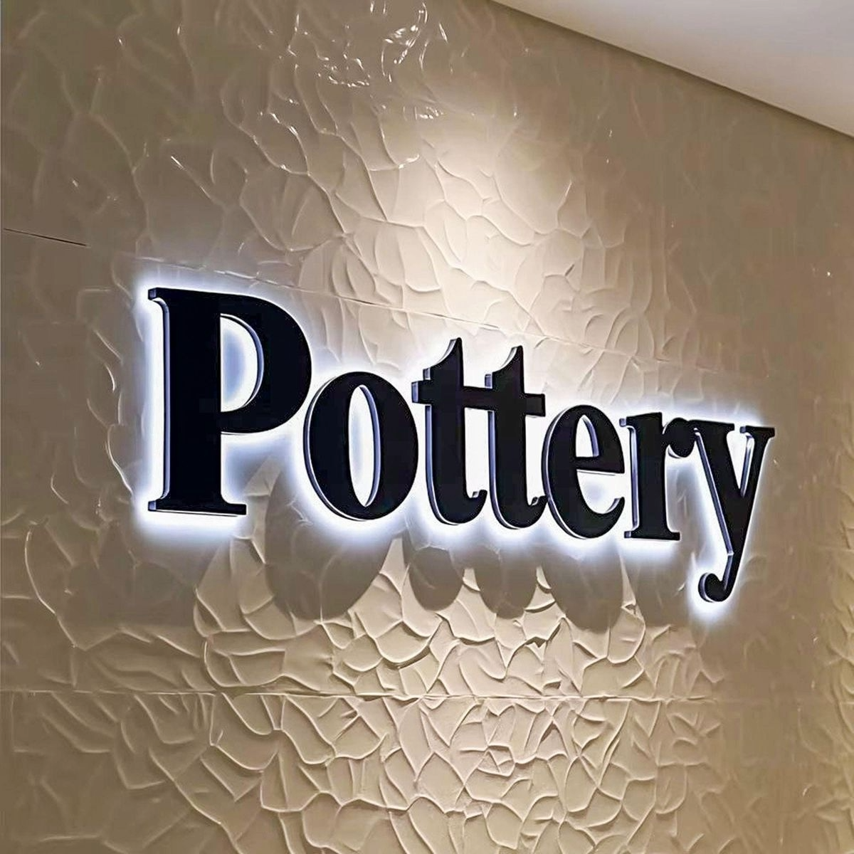 Halo Lit aluminum letters