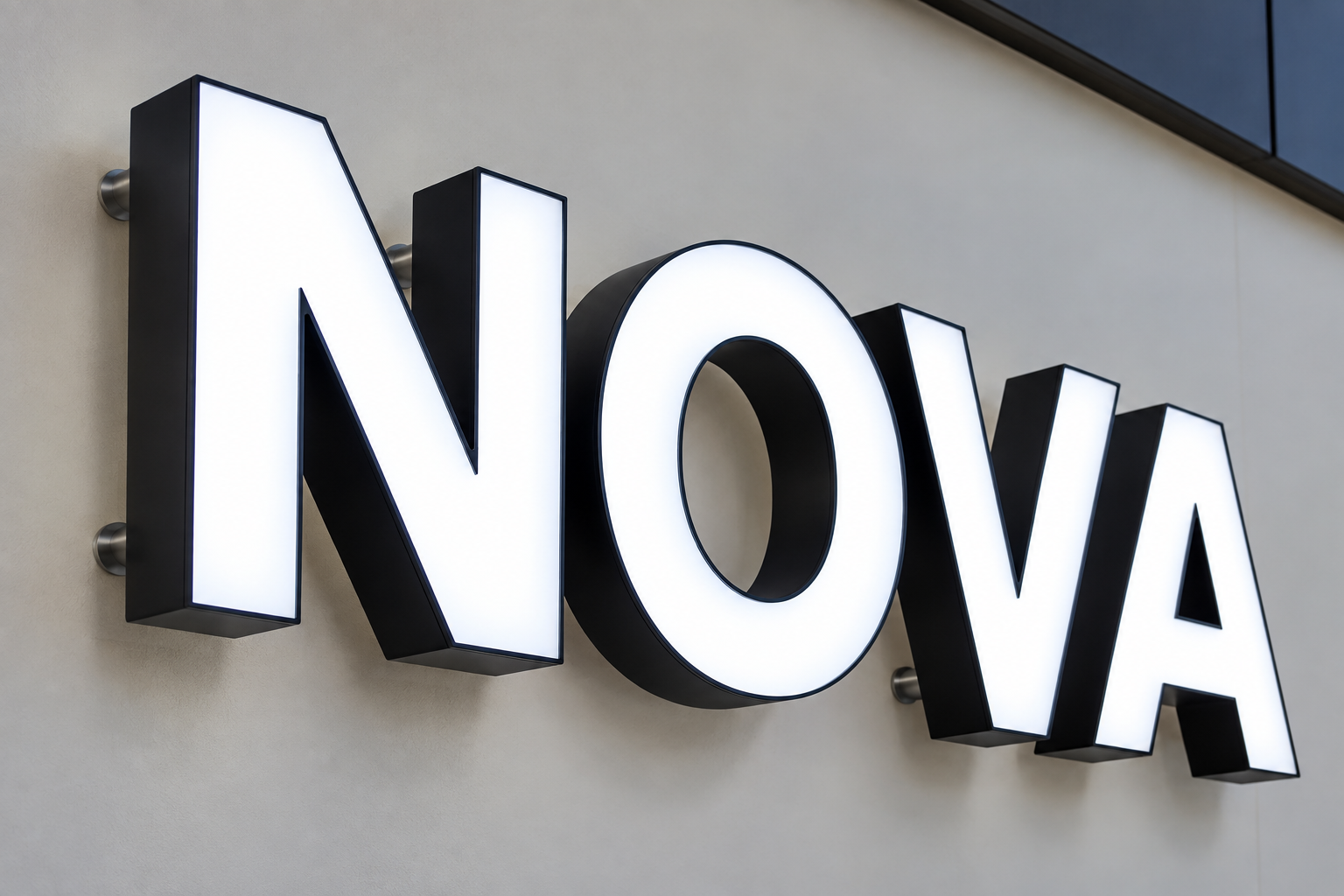 Face Lit Aluminum LED Letters