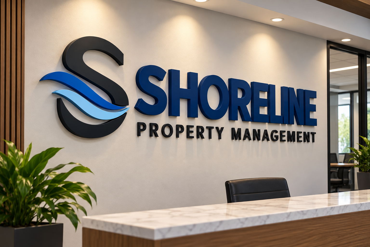 Flat Cut PVC Letters. Sample 1