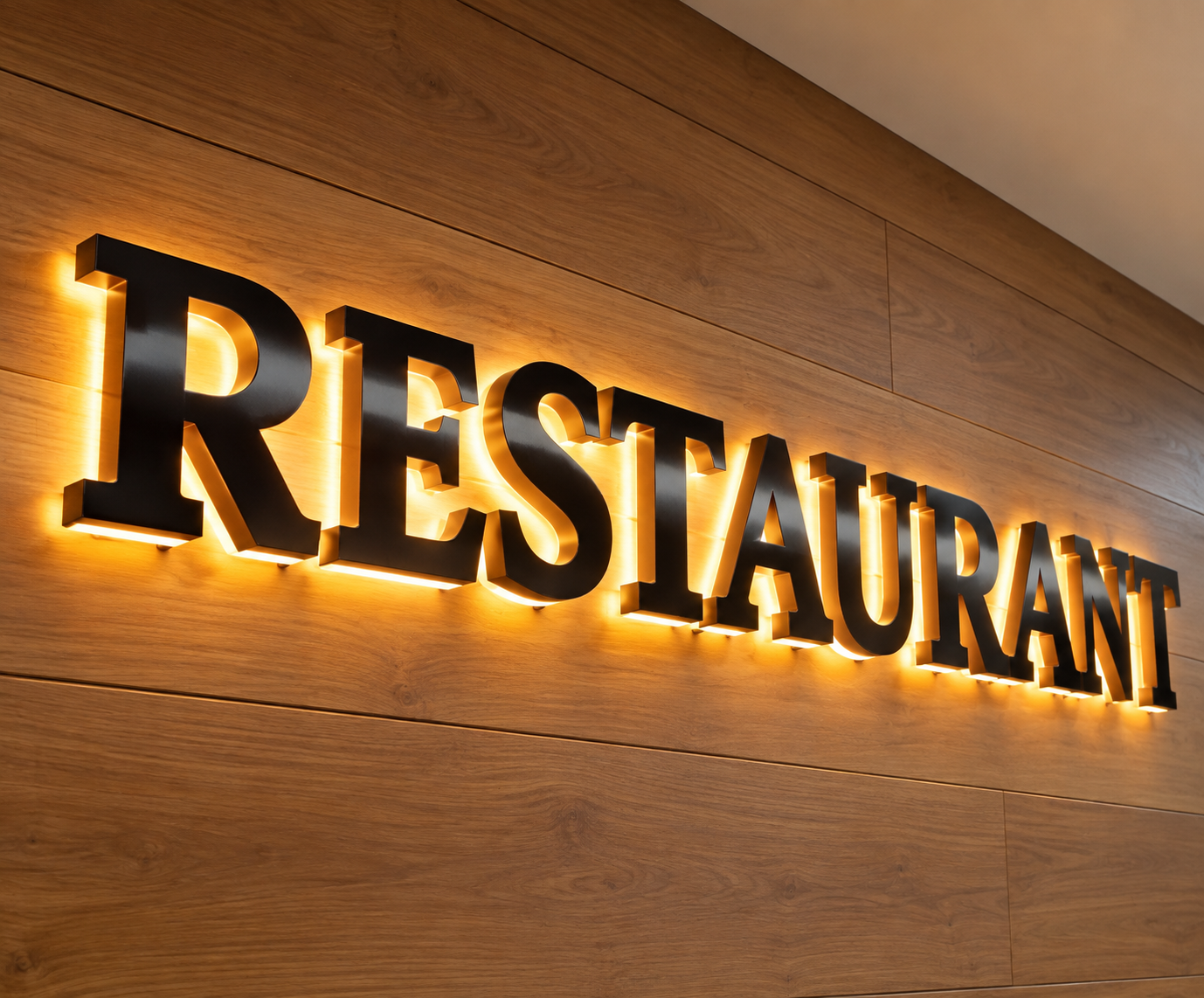 Trimless LED Letters