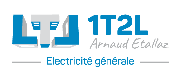 Logo: Blue and gray